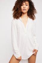 Ester Embroidered Hooded Tunic By Free People